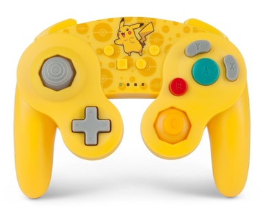 POWERA NSW GAMECUBE STYLE WIRELESS CONTROLLER PIKACHU Elgiganten