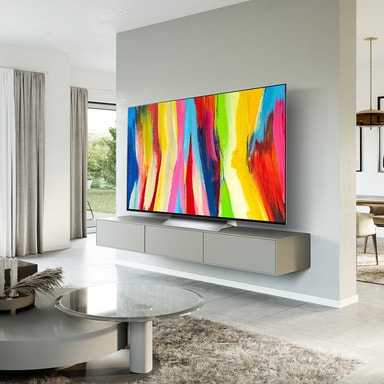 LG 77" C2 4K OLED TV (2022) Elgiganten