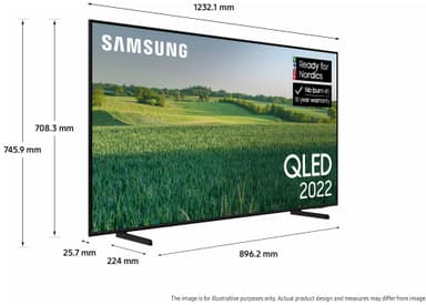 Samsung 55" Q60B 4K QLED Smart TV (2022)