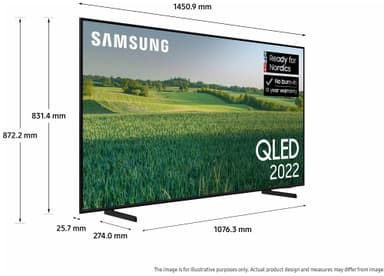 Samsung 65" Q60B 4K QLED Smart TV (2022) CALMAN