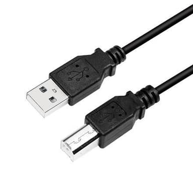 Logilink USB-kabel USB 2.0 A til B 2x han CU0009B 5 m, USB-A han, USB-B han