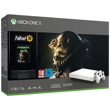 Xbox One X 1 TB: Fallout 76 bundle (hvid)