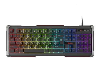 Genesis Rhod 400 RGB Gaming tastatur, RGB LED lys, RU, Sort, Kablet