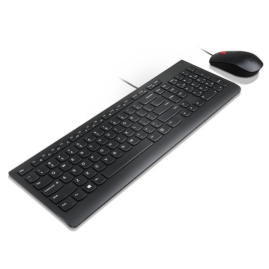 Lenovo Essential Wired Keyboard and Mouse Tastaturlayout russisk, russisk kyrillisk | Elgiganten