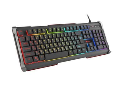 Genesis Rhod 400 RGB Gaming tastatur, RGB LED lys, RU, Sort, Kablet