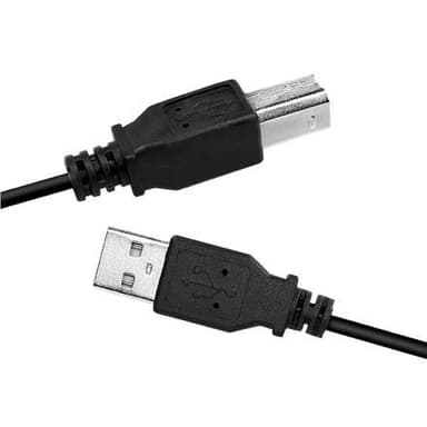 Logilink USB-kabel USB 2.0 A til B 2x han CU0009B 5 m, USB-A han, USB-B han