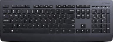 Lenovo Keyboard and Mouse Combo 4X30H56821 Tastaturlayout Russisk, Trådløs, Sort/Grå, USB, Trådløs forbindelse