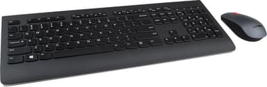 Lenovo Keyboard and Mouse Combo 4X30H56821 Tastaturlayout Russisk, Trådløs, Sort/Grå, USB, Trådløs forbindelse