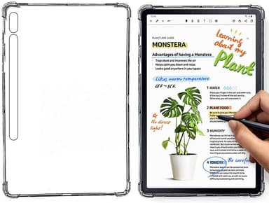 Samsung Galaxy Tab S7 Plus skal være TPU-gennemsigtig
