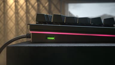 Razer Huntsman V2, optisk gaming-tastatur, RGB LED-lys, nordisk, sort, kablet