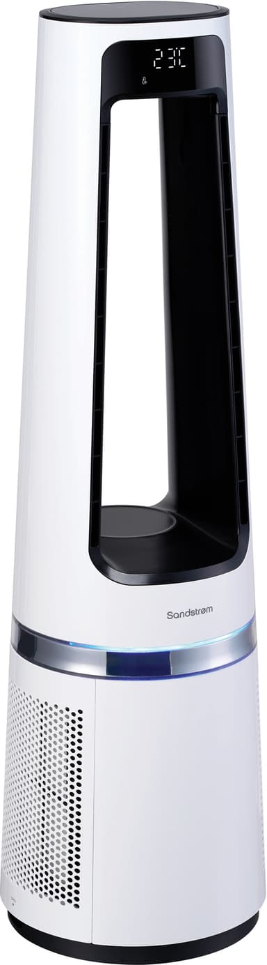Sandstrøm Bladeless Hot and Cool tårnventilator