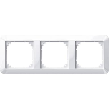 Ramme Merten 1-M, System M Polarhvid blank 1 stk