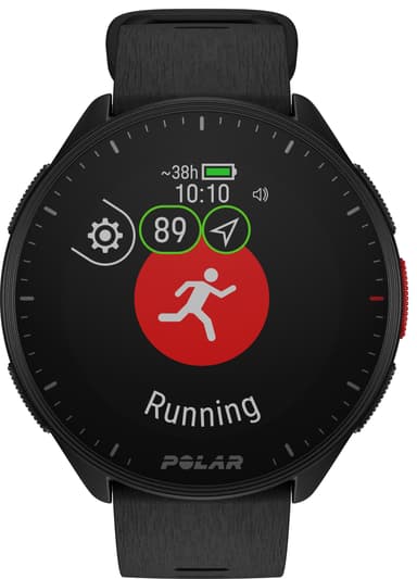 Polar Pacer sportsur S/L (sort)