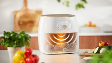 Philips XXL Smart Sense airfryer med bageform HD9870/20 Elgiganten