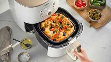 Philips XXL Smart Sense airfryer med bageform HD9870/20 Elgiganten