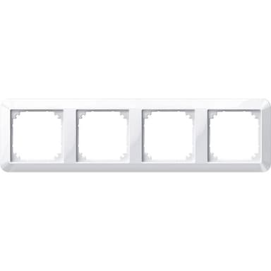 Ramme Merten 1-M, System M Polarhvid blank 1 stk
