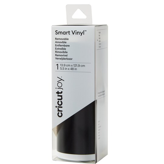 Cricut Joy Removable Smart Vinyl 14x122 cm (sort)
