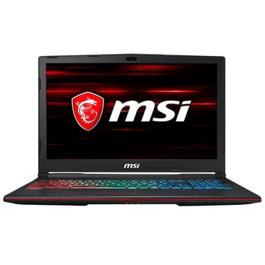 MSI GP63 8RE-651NE Leopard 15,6" bærbar gaming computer (sort) MSI GP63 8RE-651NE Leopard 15,6" bærbar gaming computer (sort)
