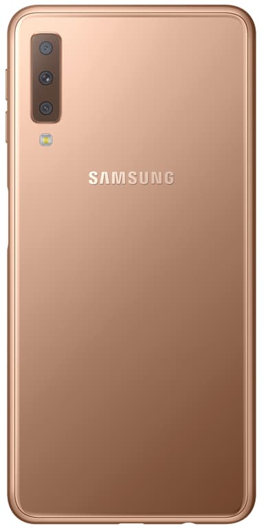 Samsung Galaxy A7 2018 smartphone (guld)