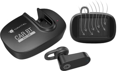 Navitel Multifunktionel Bluetooth Headset Solar Car BT Håndfri enhed, Bluetooth, Sort, Genopladningsindikator