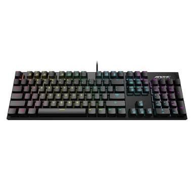 Gigabyte AORUS K1, mekanisk, RGB LED -lys, engelsk, sort, kablet