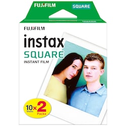 Fujifilm Instax Square papir - hvid ramme (20-pak)