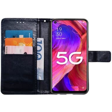 Wallet cover 3-kort Oppo A54 5G - Mørkeblå
