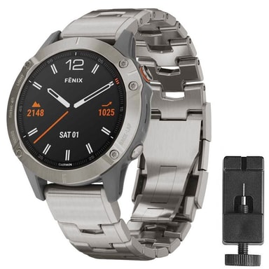 Abenteuerlust? Dann ist der Garmin Fenix 7 Armband Titan dein treuer Begleiter!