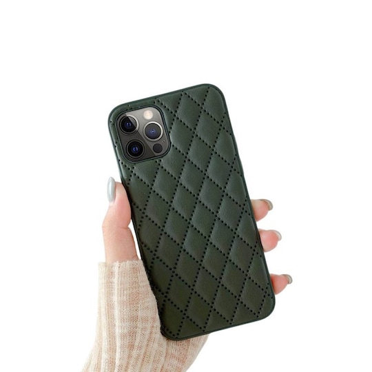 efterskrift Tilføj til Smuk kvinde Rhombus cover Apple iPhone 12 Pro - Mørkegrøn | Elgiganten