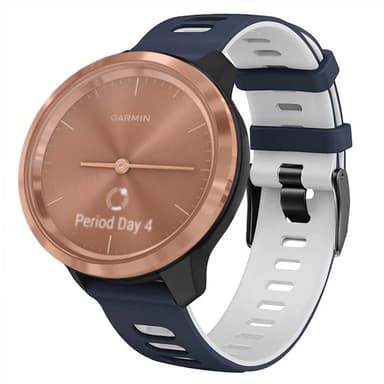 Twin Sport Armbånd Garmin Vivomove 3S - Blå/hvid