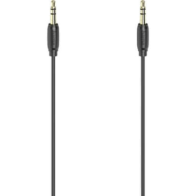 Hama Audio 3,5 mm til 3,5 mm guldbelagt kabel 0,5 m