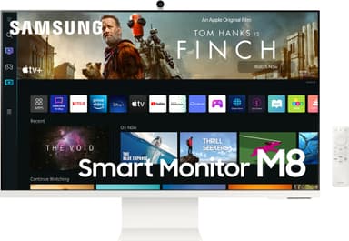 Samsung Smart Monitor M8 32" computerskærm (hvid) Elgiganten
