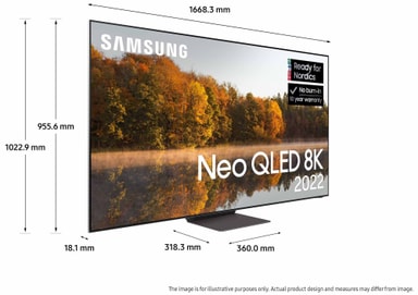 Samsung 75" QN700B 8K Neo QLED TV (2022) Elgiganten