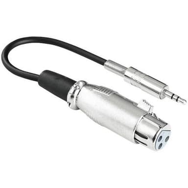 Hama 41908 XLR-adapter XLR-tilslutning - Jackstik 3,5