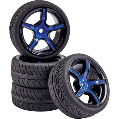 Carson Modellsport 900167 Komplette hjul 4 stk