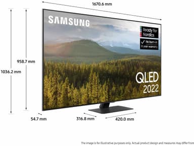 Samsung 75" Q80B 4K QLED TV (2022)