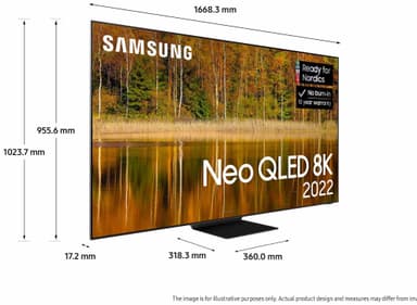 Samsung 75" QN800B 8K Neo QLED TV (2022)