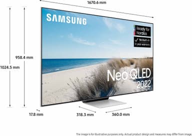 Samsung 75" QN95B 4K Neo QLED TV (2022)