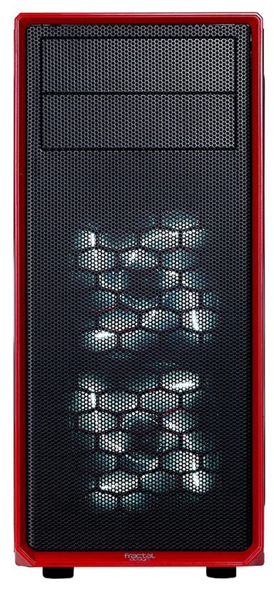 Fractal Design Focus G ATX PC-kabinet (rød, vindue)