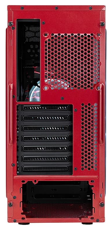 Fractal Design Focus G ATX PC-kabinet (rød, vindue)