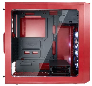 Fractal Design Focus G ATX PC-kabinet (rød, vindue)