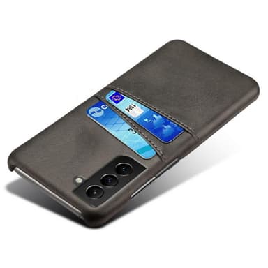 SKALO Samsung S22 PU-læder Kortholder Cover - Sort