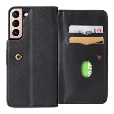 SKALO Samsung S22 10-RUM Flip Cover - Sort