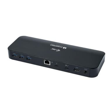 i-tec TB3HDMIDOCKPLUS, Ledningsført, Thunderbolt 3, 85 W, 3,5 mm, 10,100,1000 M