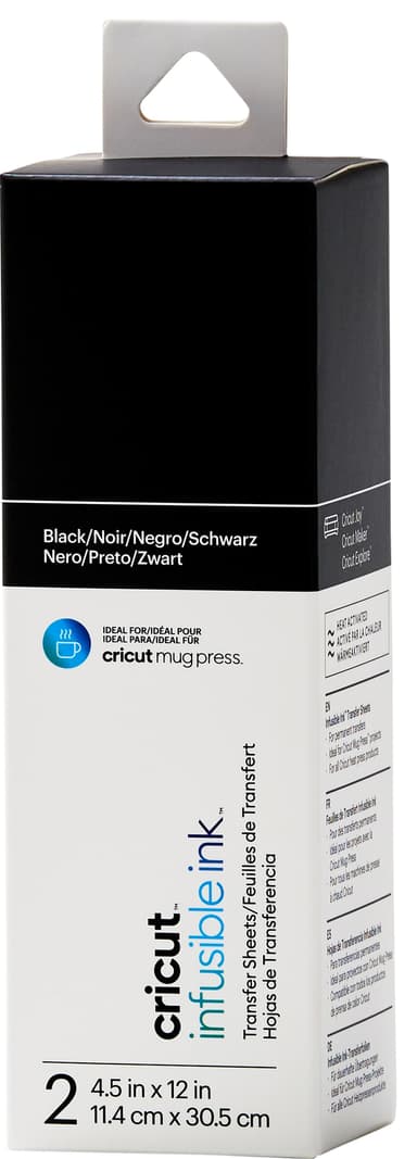 Cricut Infusible Ink overførselsark 2-pak  (sort)
