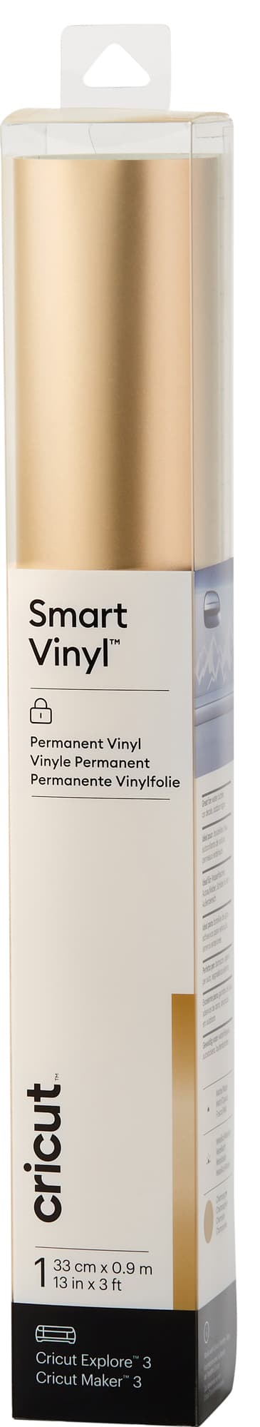 Smart Vinyl Permanent Matte Metallic Cricut 33 x 91 cm