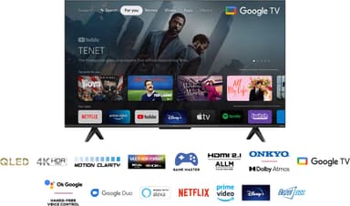 TCL 43'' QLED760 4K LED TV (2022)