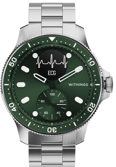 Withings ScanWatch Horizon smartwatch 43 mm (grønt)