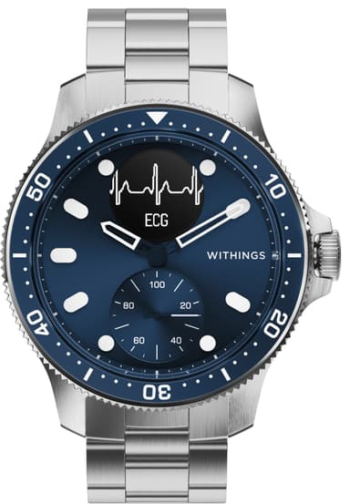 Withings ScanWatch Horizon smartwatch 43 mm (blåt)