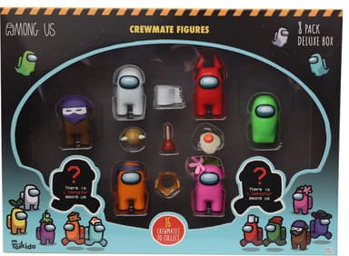 Play Among Us Crewmate Deluxe figurpakke (8 stk)